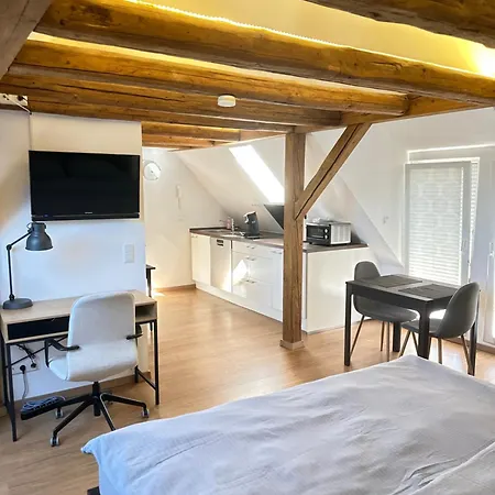 1 Zimmer Wohnung Dg Mit Klimaanlage Und Kleinen Balkon Oedheim Eksteriør billede